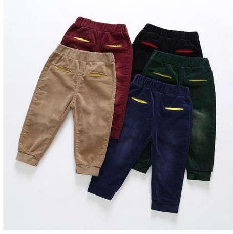 Autumn Corduroy Kids Pants Casual Boys Pants Clothes Girls Pants Children Clothing Vetement Enfant Fille Toddler Trousers 2-6T