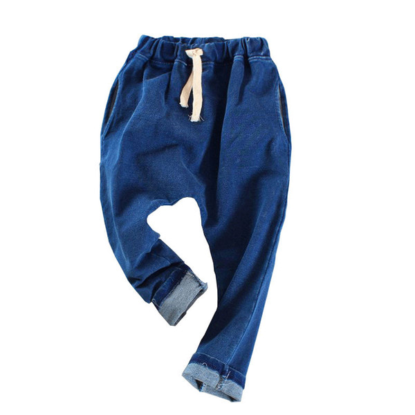 kids Spring Autumn Clothes Girls trousers children's harem pants for baby boys denim jeans pants five colors 2019