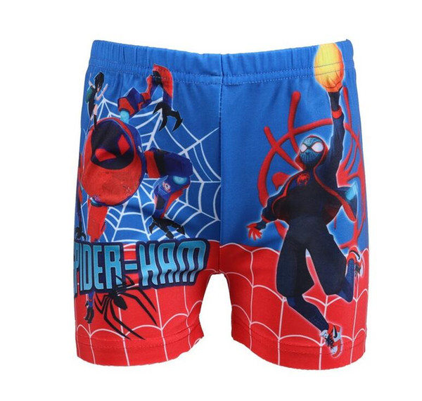 ins hot sale new design baby swim summer spiderman prints shorts kids boutique cartoon shorts chidlren cosplay shorts