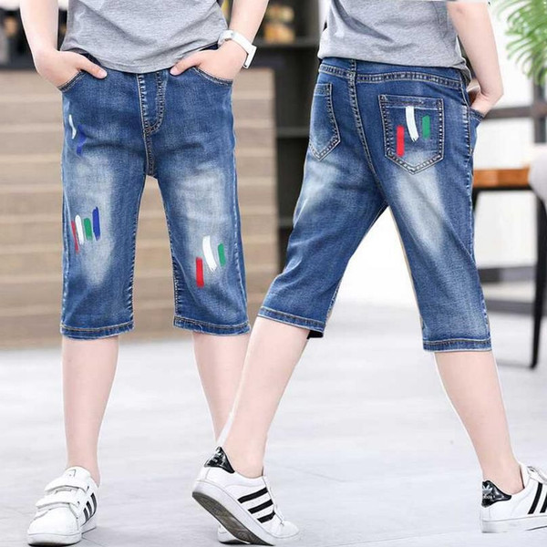 Kids Designer Clothes Girls Jeans shorts for boys soft denim summer beach shorts bottom clothes for girl pants cotton shorts 110-160cm