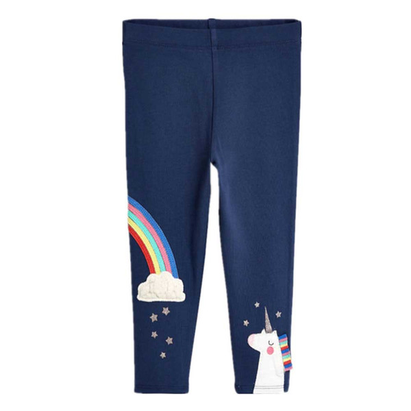 Unicorn Girls Leggings New Baby Leggings for Girls Pants 100% Cotton Character Print Children Trousers Skinny Pants