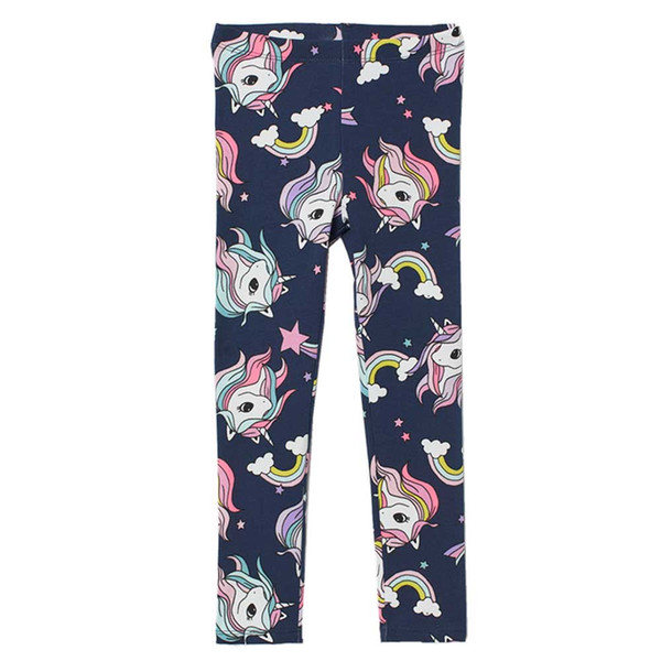 Kidsalon Girls Leggings Baby Girls Pants Mermaid Flamingo Animal Pattern Kids Leggings for Girls Trousers Children Pants