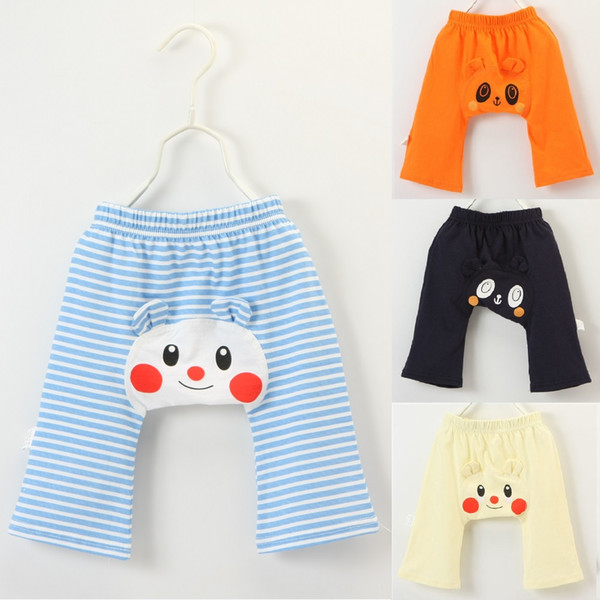 Hooyi Baby PP Pants 100% Cotton Cartoon Boy Trousers Bear Children Harem Pant Newborn Clothes Infant Underpants Girls Leggings