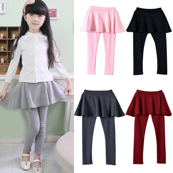 New Autumn And Winter Children girls Candy colors Leggings Skirt pants baby girls Tights High qulity Pants DHL C1612