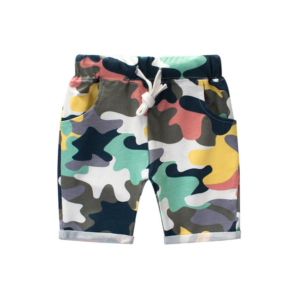 New Children Shorts for Boys Kids Shorts Fashion Casual Kids Camouflage Beach Breathable Big Boy Short