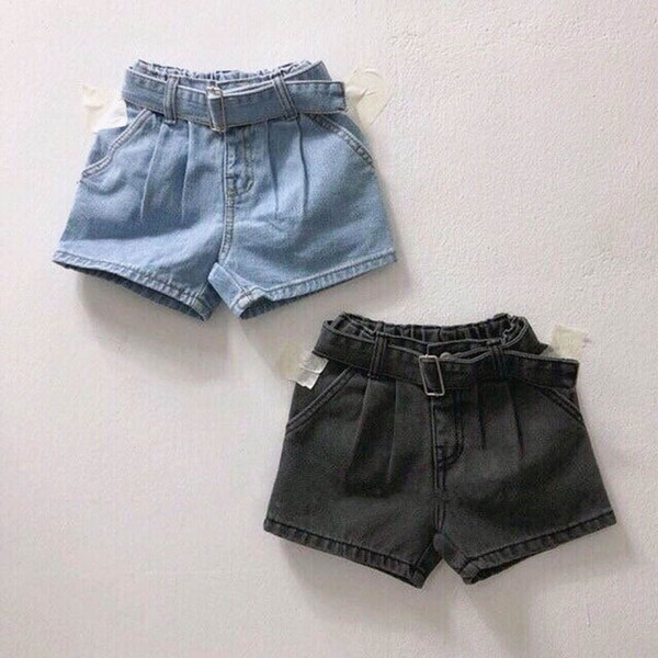 2019 new Girls Summer Shorts Denim Kids Shorts Boys Shorts Girls Short Children pants kids designer clothes little girls clothing A3439