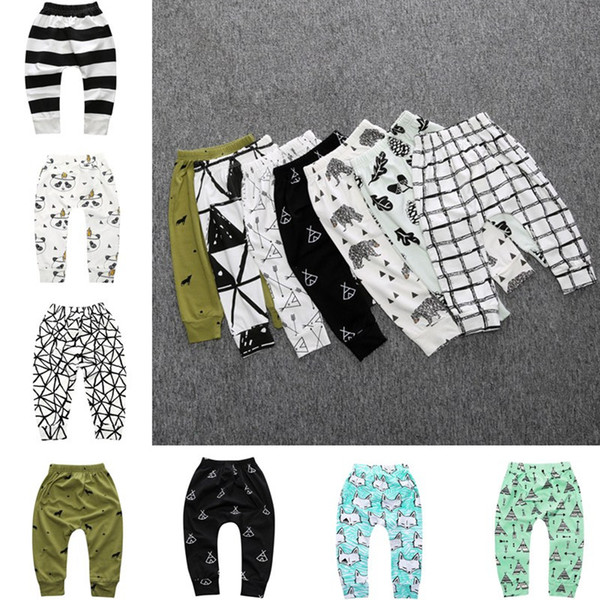 infant Leggings kids designer clothes boys Toddler Baby girls pants trousers Unisex harem pants clothing boys panda leggings Tights 2479