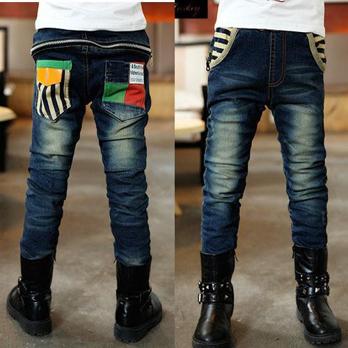 Retail High Quality Spring And Autumn Kids Pants Boys Baby Jeans Children Jeans For Boys Casual Denim Trousers 3-14y