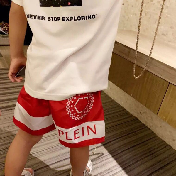 New summer kids shorts 2019 new cotton children girls boys casual rainbow style short pants for kids