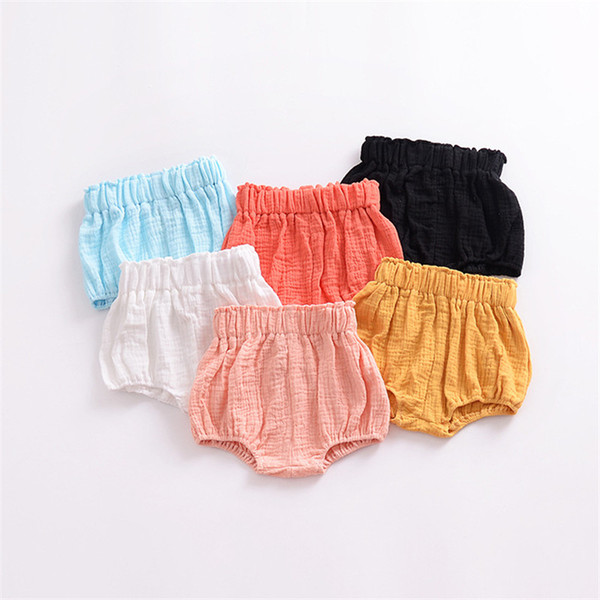 2018 Baby Shorts Toddler PP Pants Kids Boys Casual Triangle Pants Girls Summer Bloomers Infant Bloomer Briefs Diaper Cover Underpants Bottom