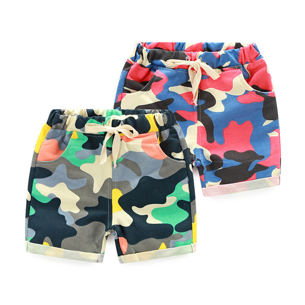 New Baby Kids Camouflage Shorts Baby Cotton Summer Cargo Shorts Boy Casual Pants Children Clothing Fashion Girl Shorts ZJ-W12