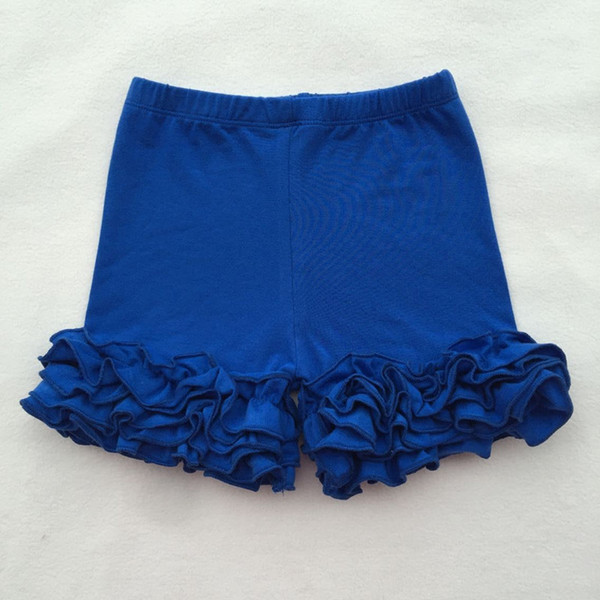 Icing Baby Shorts Summer Girls Shorties Pants Triple Ruffle Girls Pants Knit Cotton Factory Girls Legging