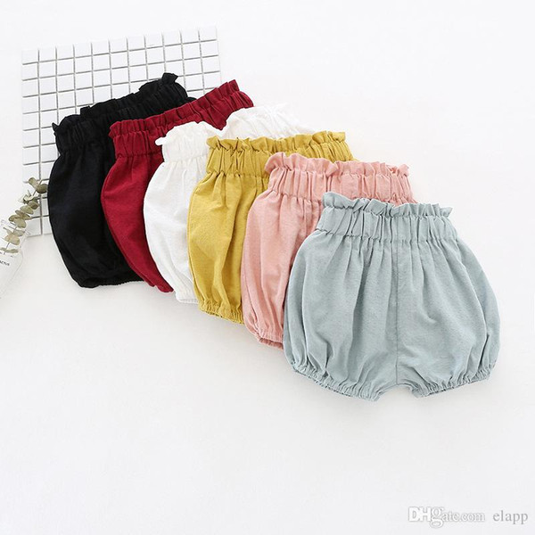 6 Color Ins New Baby Shorts Toddle boys girls ins short summer baby kids loose Newborn comfortale Diaper Boutique Under pants Clothes