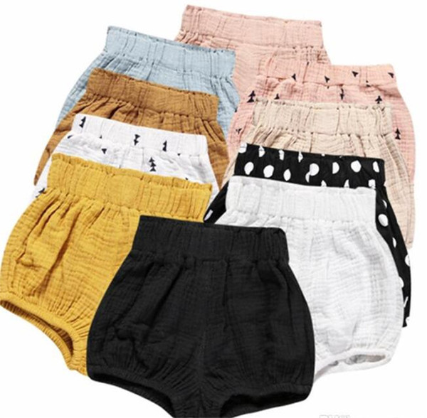 JUXU Ins Baby Shorts Toddler PP Pants Boys Casual Triangle Pants Girls Summer Bloomers Infant Bloomer Briefs Diaper Cover Underpants