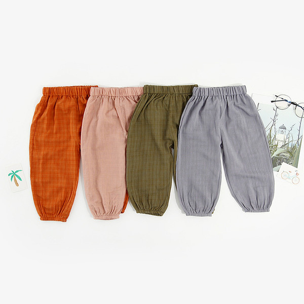 Children's Long-sleeved Cotton Retro Pants, Tide Fan Boys Girls Cotton Lanterns, Harem Pants, Boys Trousers, Girls Pants