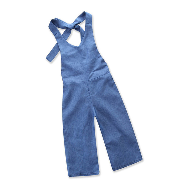 Baby Girls Clothes 2018 Babies Denim Overalls Kids Clothing Fashion Halter Suspender Pants Kids Clothing