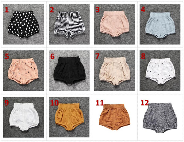 12 COLORS Children Shorts Kids Summer Boys Girl Harem Pants Toddler Casual Diaper Cover for 0-6 Years