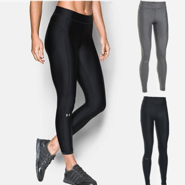 Women U&A Leggings GYM Yoga Pants Under Sports Fitness Tights Jogger Running Trousers Girls Quick Dry Leggings Sportswear Exercise Pants