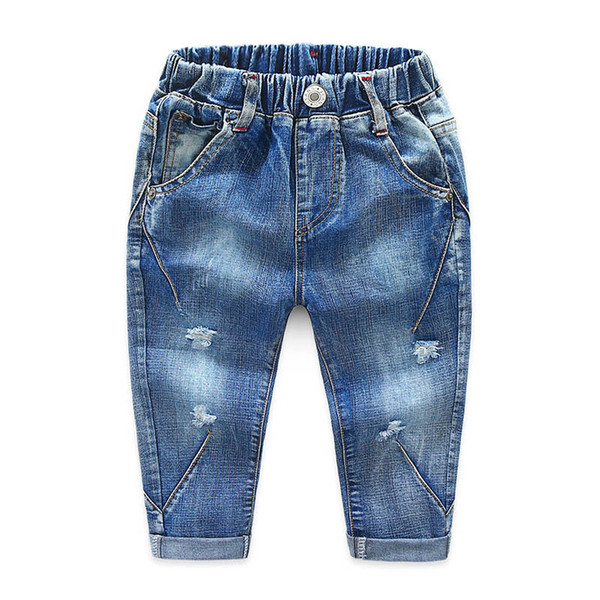 Kids Boys Girls Jeans Pants Spring Autumn Fashion Designer Trousers Children Boy Girl Denim Pants Casual Jeans for 2~6 years