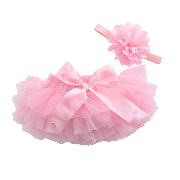 2019 Summer baby girl clothes newborn baby girl designer clothes Girls bows Ruffle Shorts+ floral designer headband 2pcs tutu shorts A3048