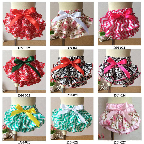 Baby Newborn bloomers Baby Diaper Cover Photo Props Layers Ruffle Satin PP Pants newborn Toddler Flower Cute Shorts