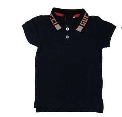 New Toddler Kids Polo Summer Short Sleeve Tops Baby Boy Shirt Girls Children T Shirt Brand Tag Letter Collar Top