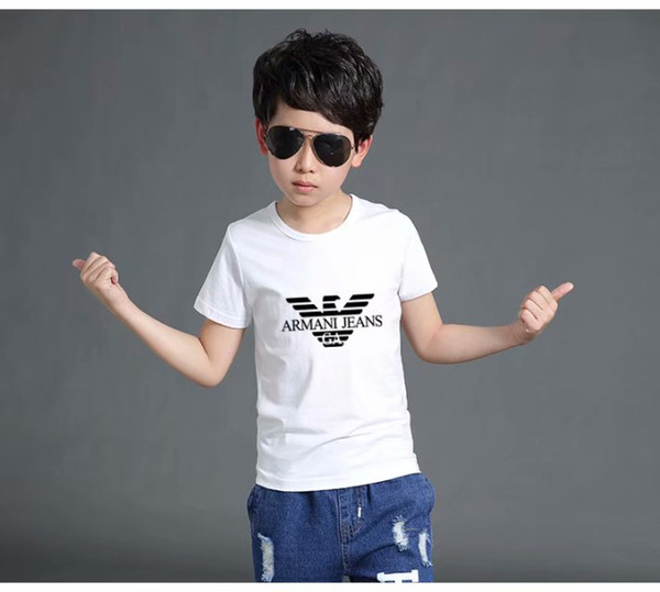 New Fashion Children Lapel Short sleeves T-shirt Boys Tops Clothing Brands Solid Color Tees Kids Polos t Shirt Girls Classic Cotton T shirts