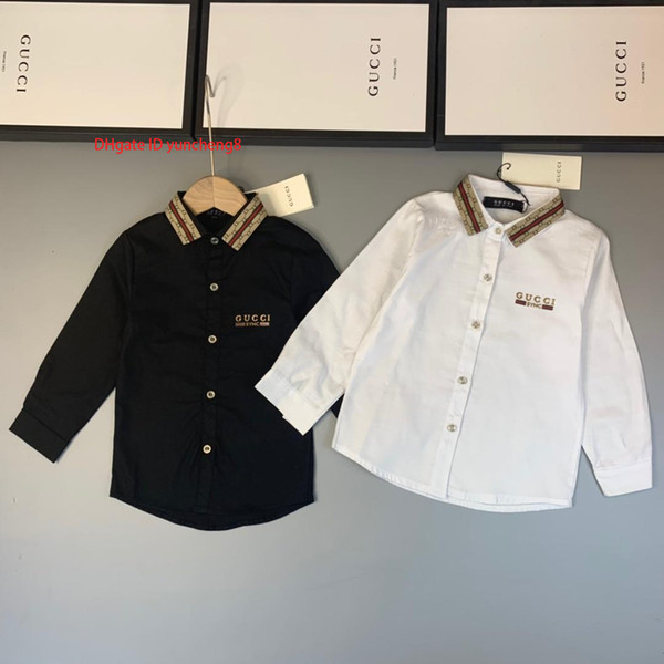 2019 new high quality original single 1:1 children's shirt 20190827c4