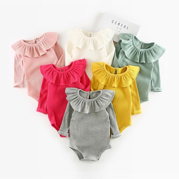 Baby Girl Romper 0-2Y Autumn Winter Newborn Baby Clothes For Girls Long Sleeve Kids Boys Jumpsuit Baby Boys Outfits Clothes