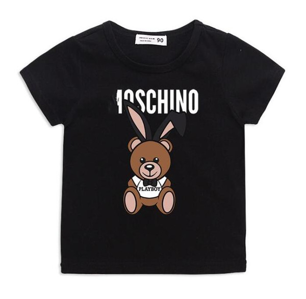 2019 Summer kids clothes Printed round neck Shirts For baby boys girls Tops Brand T Shirt children Clothing Short Sleeve tee boy Tops