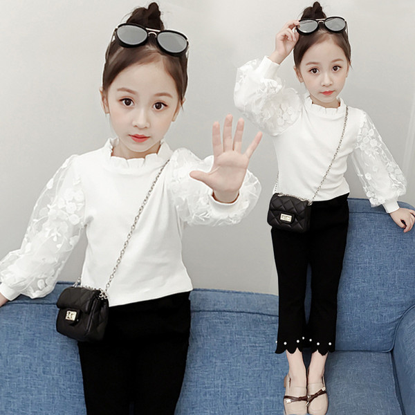 White Blouse For Girls Winter Teenage Clothes 2018 New Fashion Long Sleeve Plus Velvet Warm Shirts Toddler Girl Clothing Tops 10