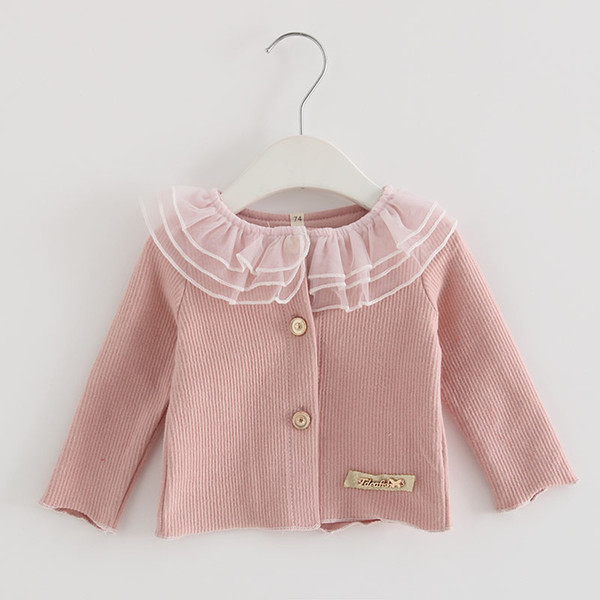 IDEA FISH 2019 Autumn 0-2Y Baby Girls Blouse Christmas Kids Clothes Long Sleeve Girls Shirt Kids Tops pink red