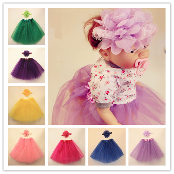 Babies Girl Clothes Princess Kids Rabbit Skirt + Hairband Set Floral Baby Set Children's Photography Skirt Tutu Dress Bubble Skirt