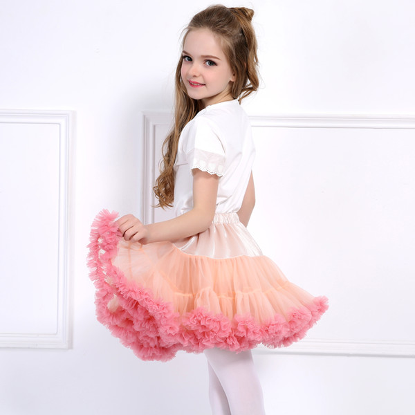 Baby Girls Tutu Skirt Fluffy Children Ballet Kids Pettiskirt Baby Girl Skirts Princess Tulle Dance Party Skirts