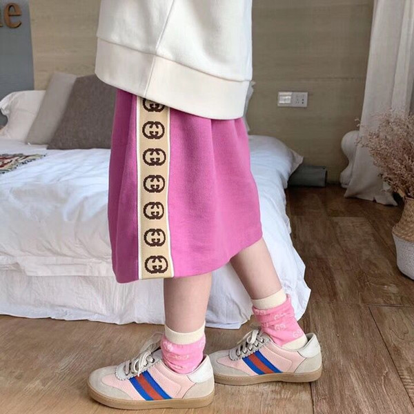 Baby Girl Skirts Casual Solid Skirts Kids Clothes Fashion Toddler Girls Skirt Knitted Children Clothes Spring Summer