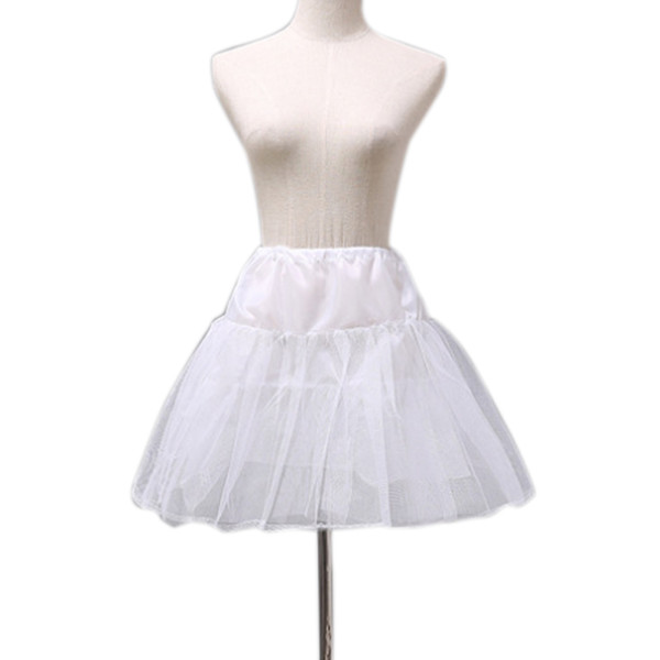 Fashion Girls Mesh Skirts Wedding Birthday Party Children Hoopless Underskirt Bridesmaid Girl Casual Skirt BM88