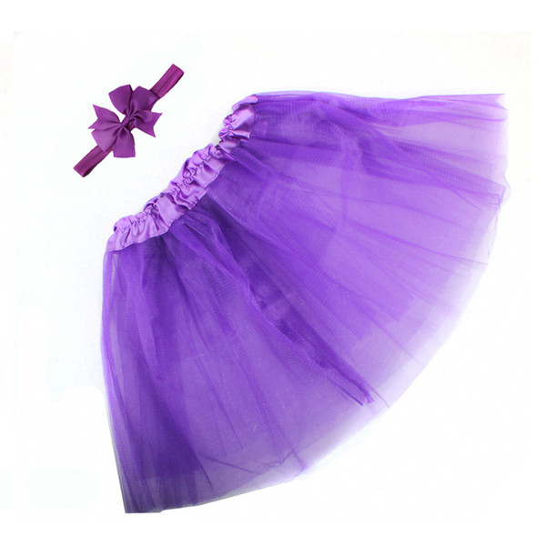 Newborn Baby Gilrs Clothes Skirt with Flower Headband Set Photography Props Fashion Princess Tutu Skirt for Infant Baby