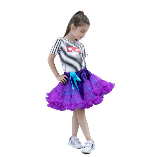 Factory direct sales wholesale baby girls chiffon ruffle skirt tutus,pettiskirt, tulle skirts