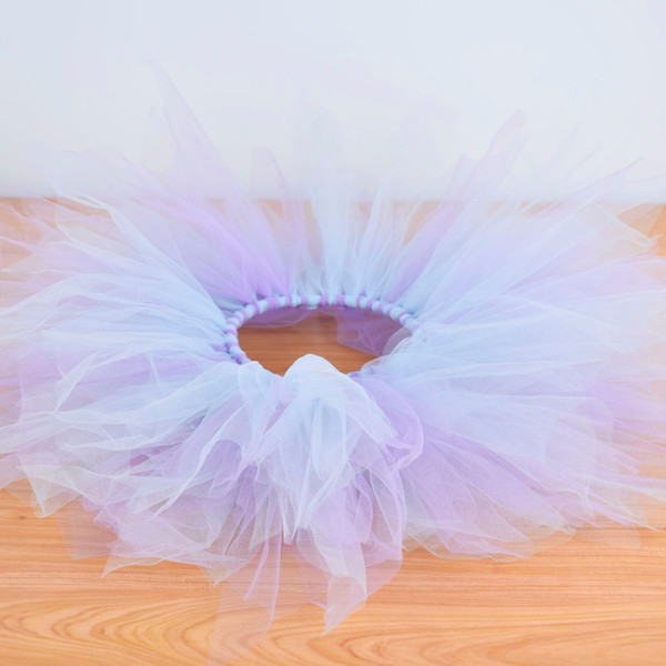 Baby Girls Fluffy Tutu Skirt Baby First Birthday Party Tutus Costume Girl Clothes School Performance Dance Tulle Skirt 0-12Y