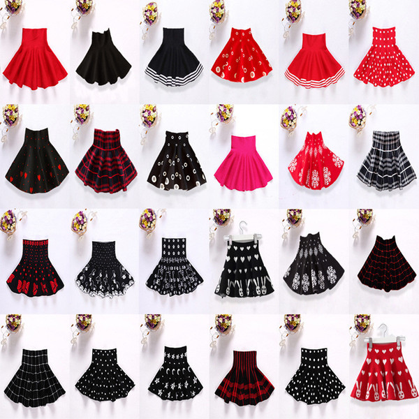 Autumn Winter Baby Girl Skirt Knitting Party Saias Skirts Girls Tutu Children Clothing Casual Faldas Jupe Infantil Kids Clothes SH190908