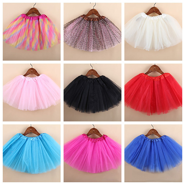 2016 New Style Baby Girls Cute Tutu Skirts Gauze Dance Performances Skirts For Girls All Season Free Shipping