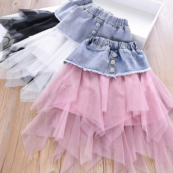 New kids summer clothes girls Skirts denim Kids Skirt princess Tutu Skirts kids designer clothes girls beach dress girls clothes