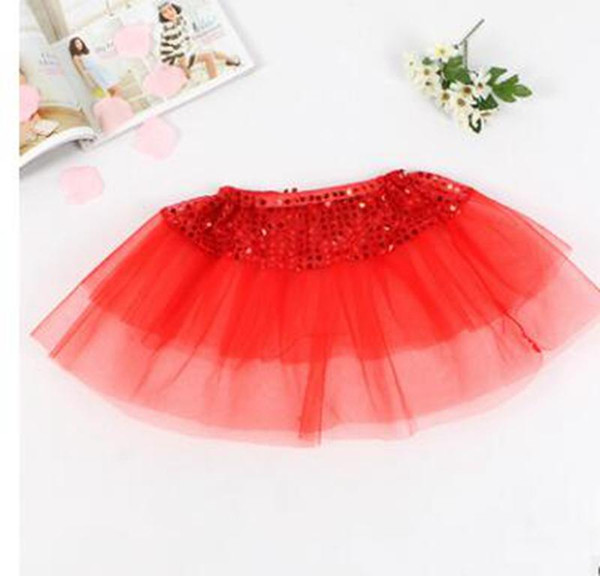 Kids Girls Tutu Skirt Bling Sequin Princess Skirts Children Girl Shine Ballet Dancewear Kids Short Dance Skirt KKA3967 100pcs