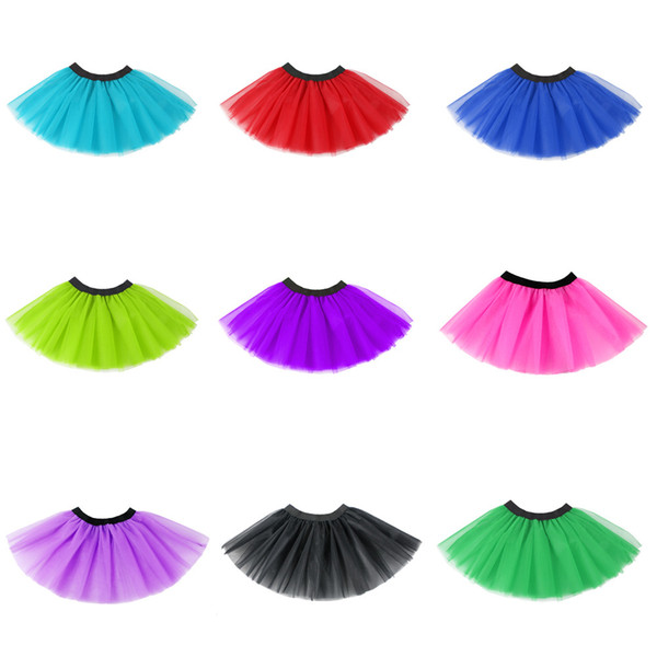 13 color INS baby short skirt grenadine skirt Baby Girls TUTU Dress 2020 Pettiskirt for Kids Children Short Party Skirt