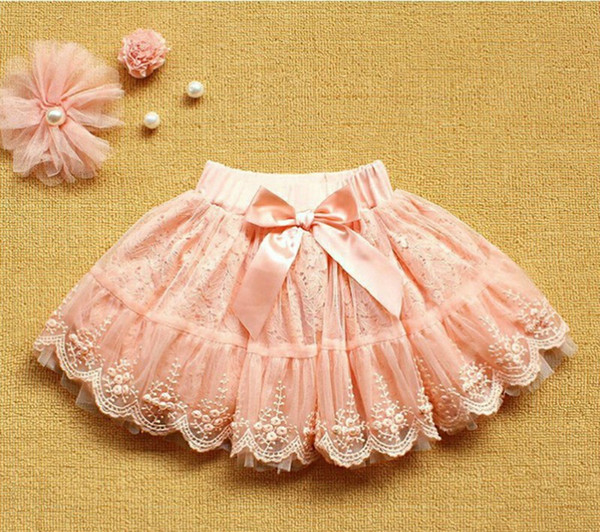 Children skirts Girls TuTu Skirt Kids Butterfly Ruffle Pettiskirt Christmas Child Mini Skirt Princess Skirts Pink Colors