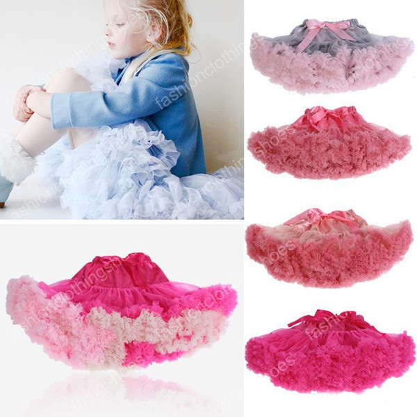 Kids Girl Tutu Skirts Children girl Fancy Ball Gown Photograp prop TUTU Party Skirts 20Colors /4size