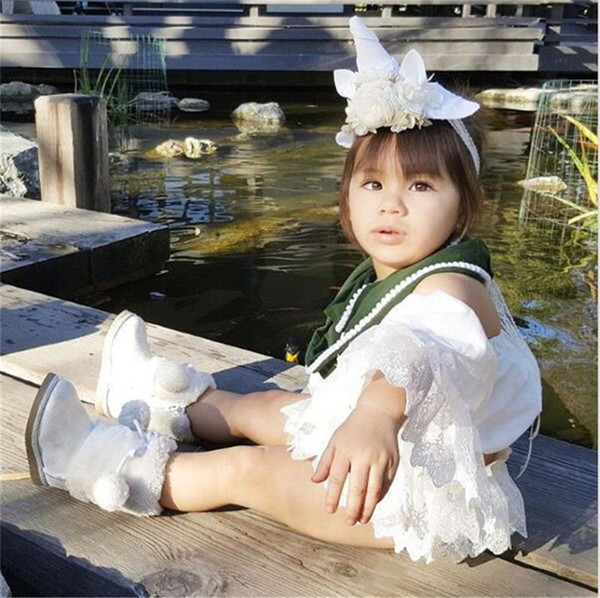 2020 Baby Girls Skirts Two-piece Set Outfits Lace Sleeved Blouses T-shirt+Short Skirt 2 Pcs Clothing Sets Summer Skirts 70-100cm E22501