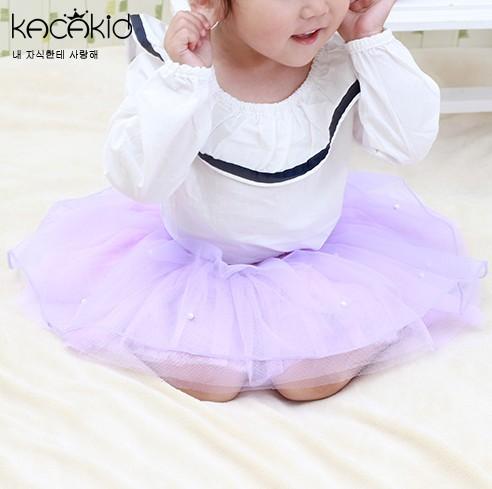 Kids Lace Beading Tutu Puff Pleated Layered Tulle Skirts 20 Colors Girls Tutu Gauze Skirt Kids Clothes Lace Skirts Cute Party Dress