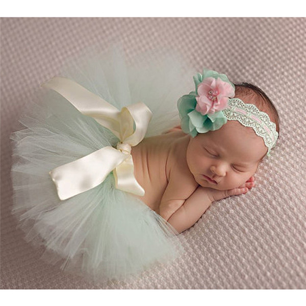 newborn baby tutu Newborn Baby Tutu Skirt Photography Props Peacock Handmade Crochet Beanie Beaded Cap Ball Gown