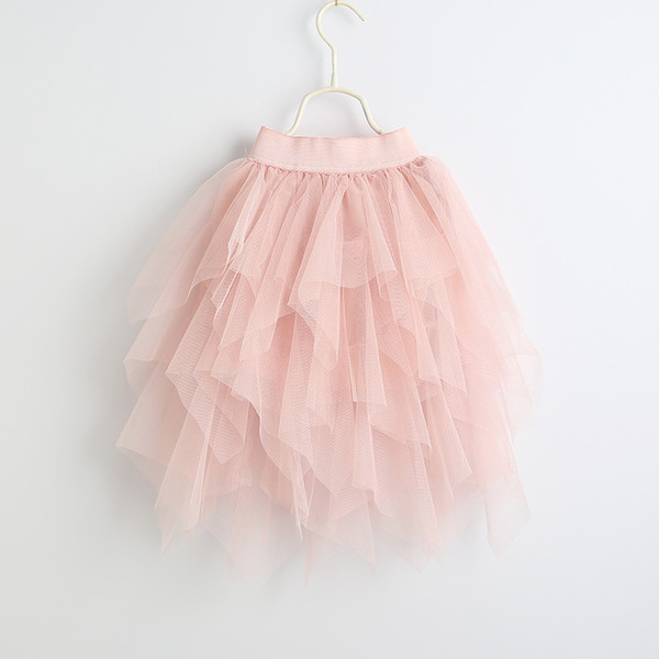 Vieeoease Girls Skirt Kids Clothing 2019 Spring Fashion Lace Tutu Tulle Skirt Princess Cake Skirt CC-332